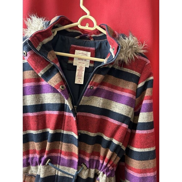 Vintage Mossimo Jacket Womens XL Bella Swan Elena Gilbert Y2K Wool Coat … - Picture 2 of 9